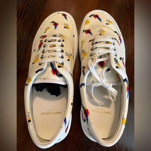 NEW Saint Laurent Venice Off White Sneakers